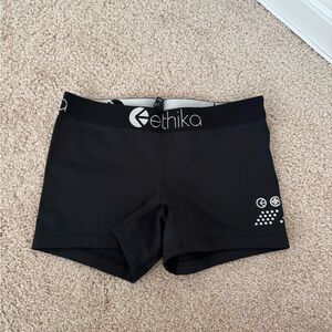 Ethika Black Workout Shorts